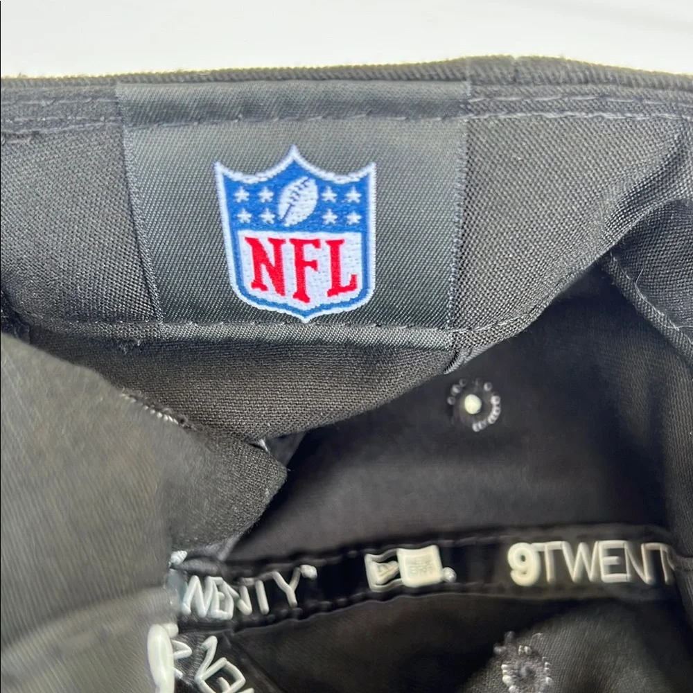 New Era Black 9 Twenty Super Bowl 57 Logo Hat Cap‎ “like new”